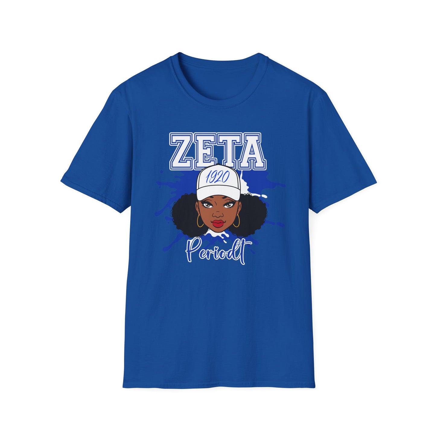 Zeta inspired HBCU Girl Unisex Softstyle T-Shirt