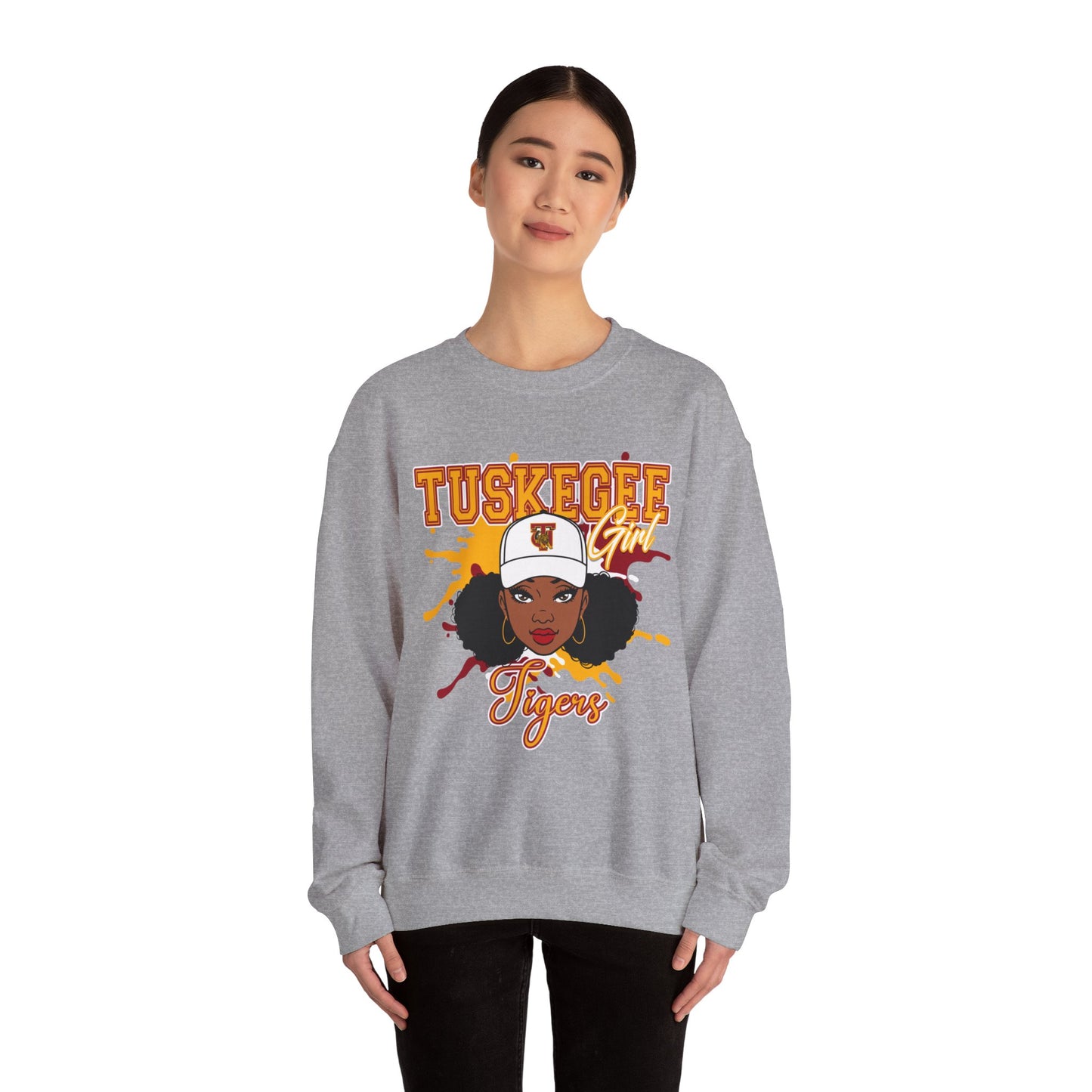 Tuskegee University Unisex Heavy Blend™ Crewneck Sweatshirt