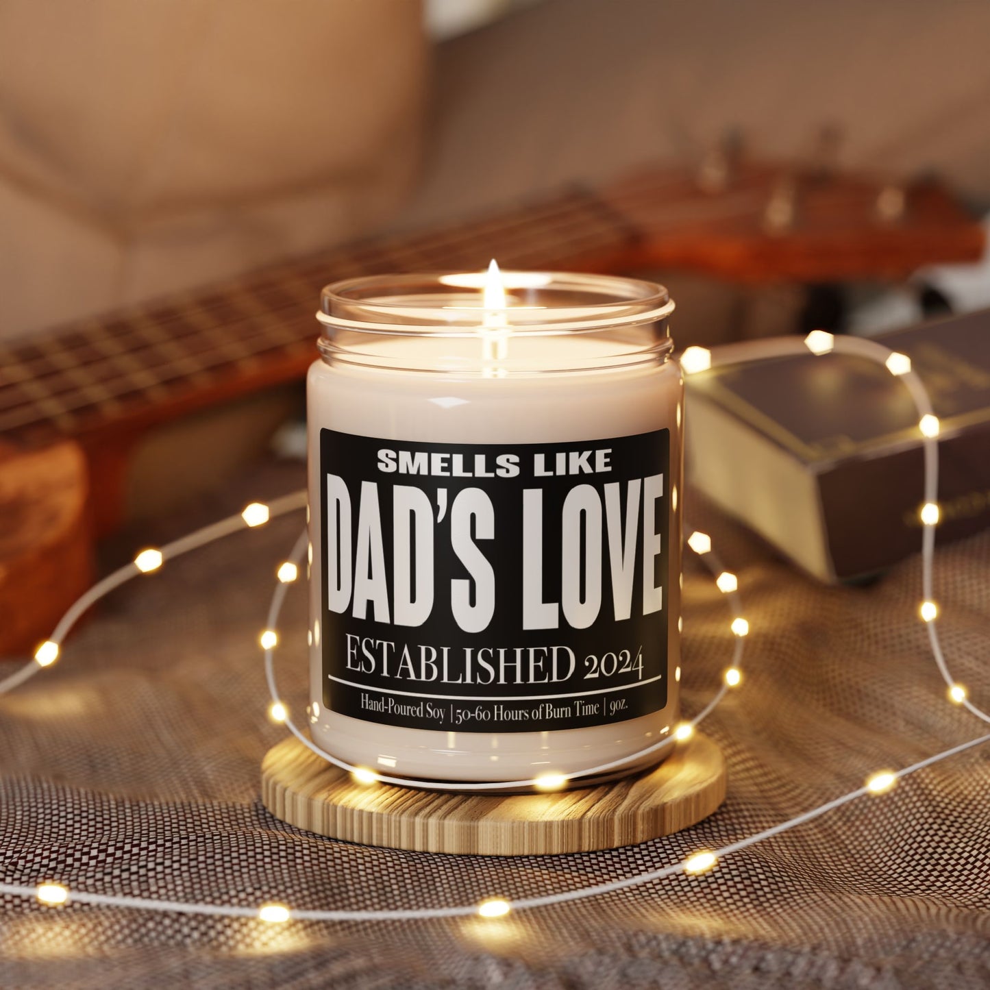 Loving Gift for Dad, Smells like Dad's Love Soy Candle, First Father's Day Gift, Birthday Gift for Dad or Son