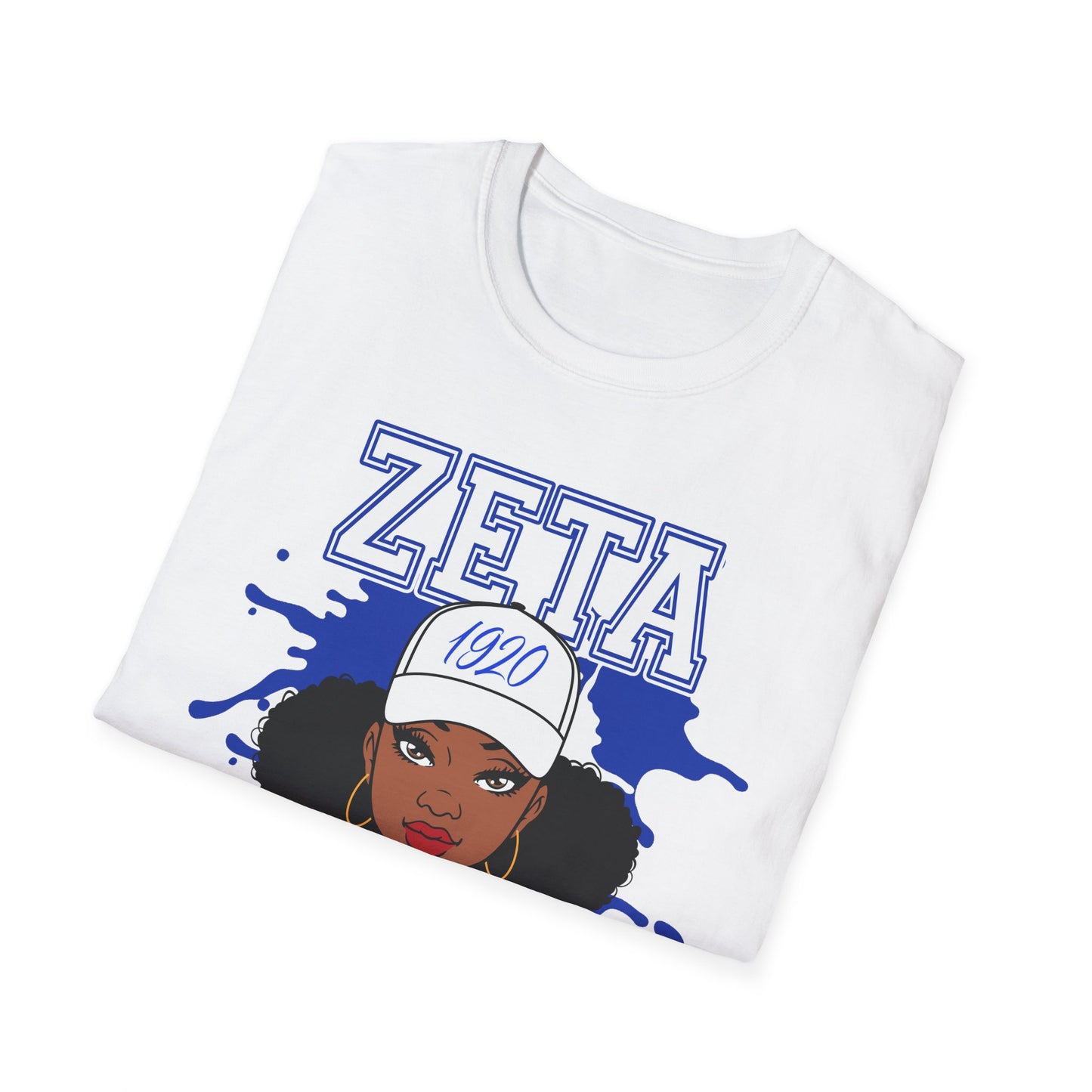 Zeta inspired HBCU Girl Unisex Softstyle T-Shirt