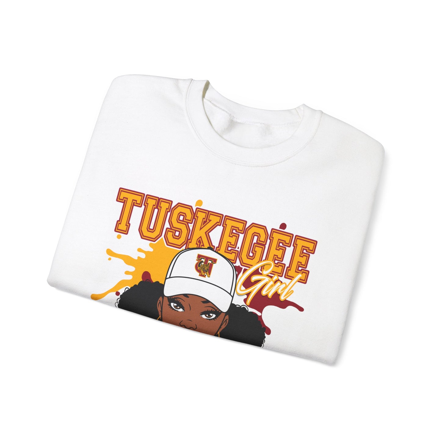 Tuskegee University Unisex Heavy Blend™ Crewneck Sweatshirt
