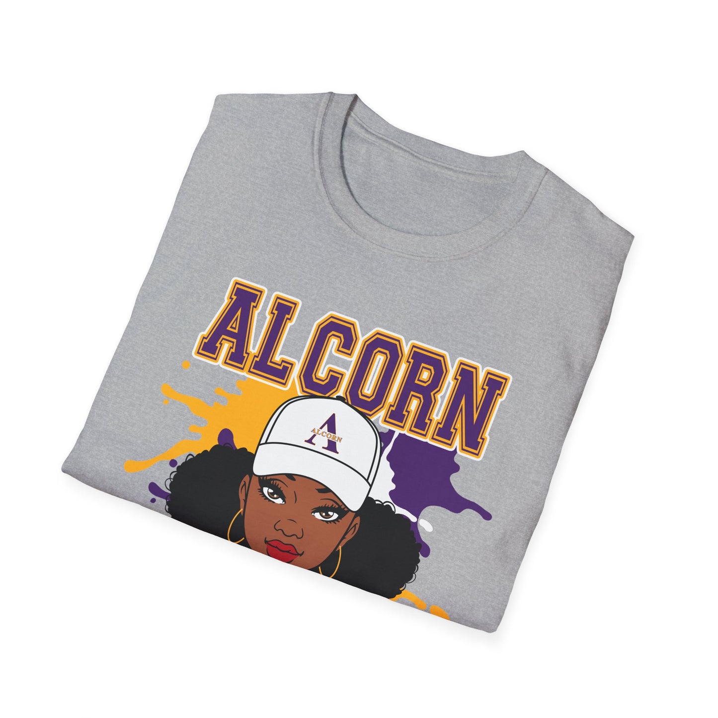 ASU Braves: Alcorn State University Braves Unisex Softstyle T-Shirt