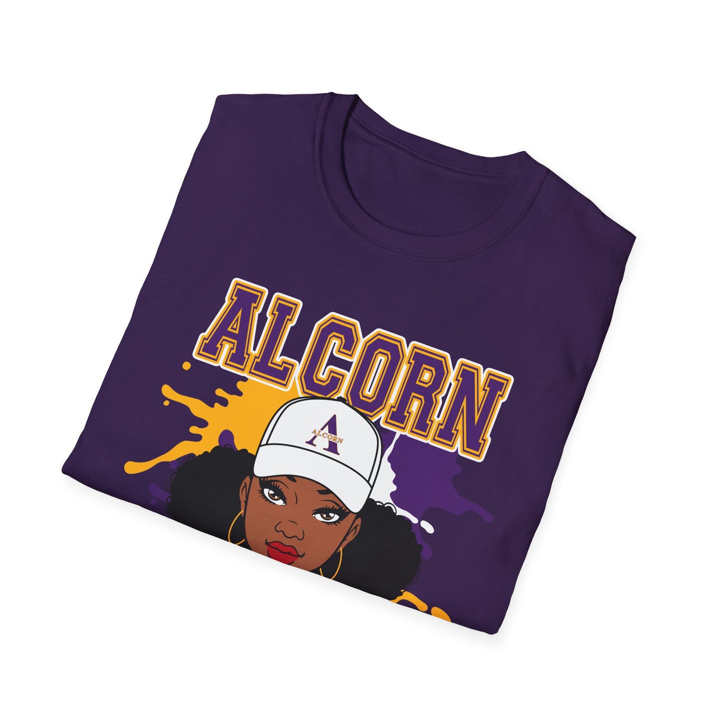 ASU Braves: Alcorn State University Braves Unisex Softstyle T-Shirt