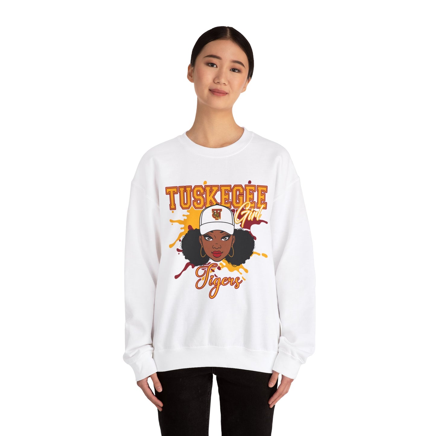 Tuskegee University Unisex Heavy Blend™ Crewneck Sweatshirt