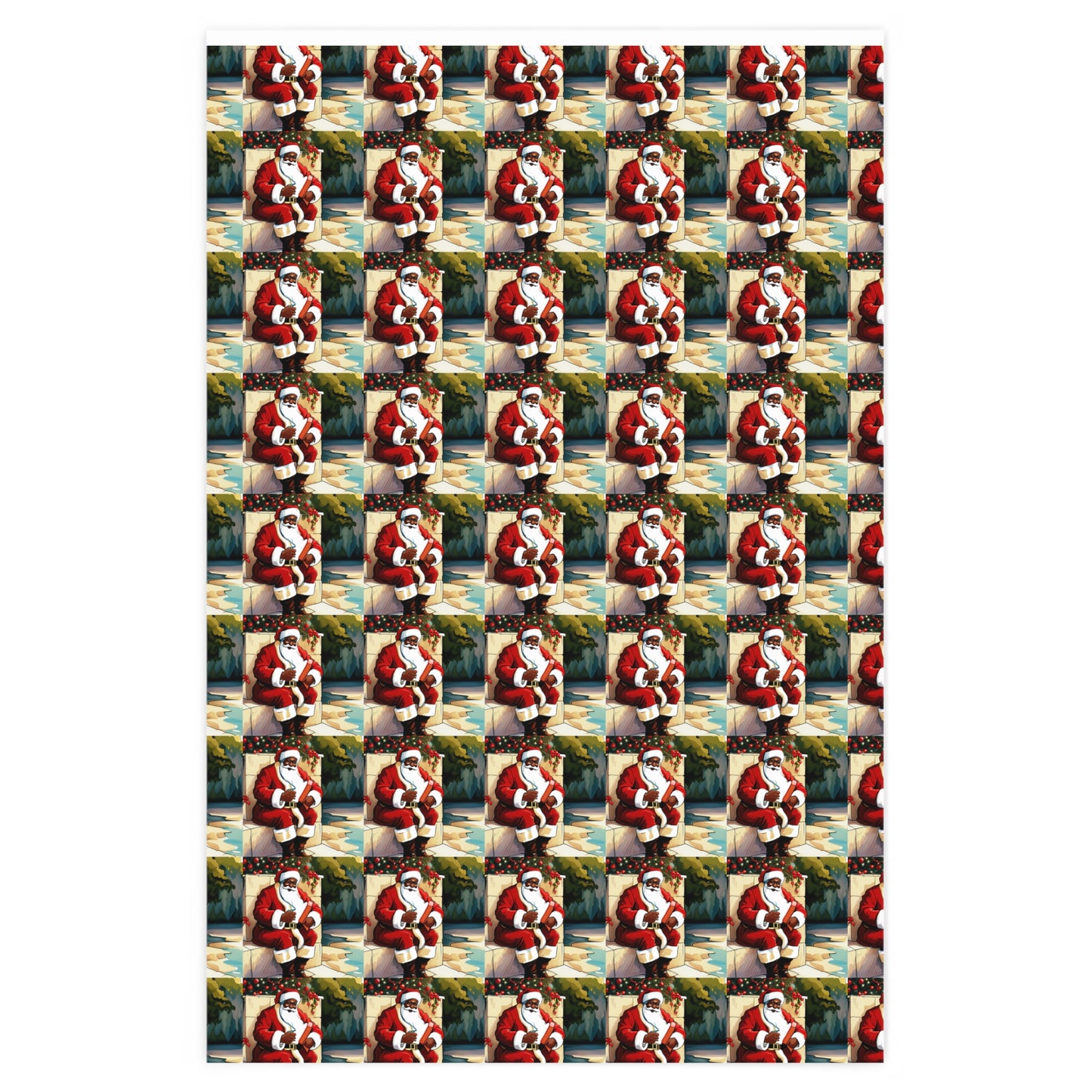 Representation Matters: Black Santa Wrapping Paper