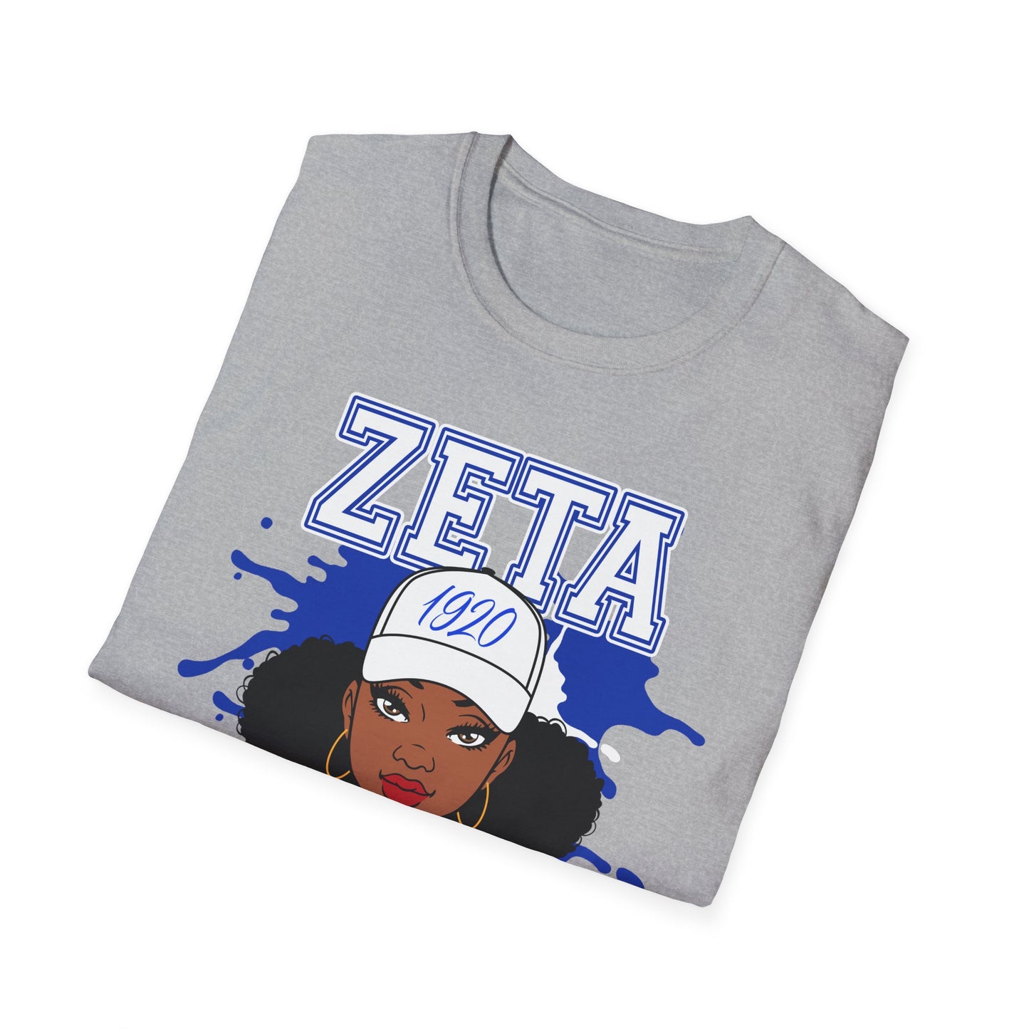Zeta inspired HBCU Girl Unisex Softstyle T-Shirt
