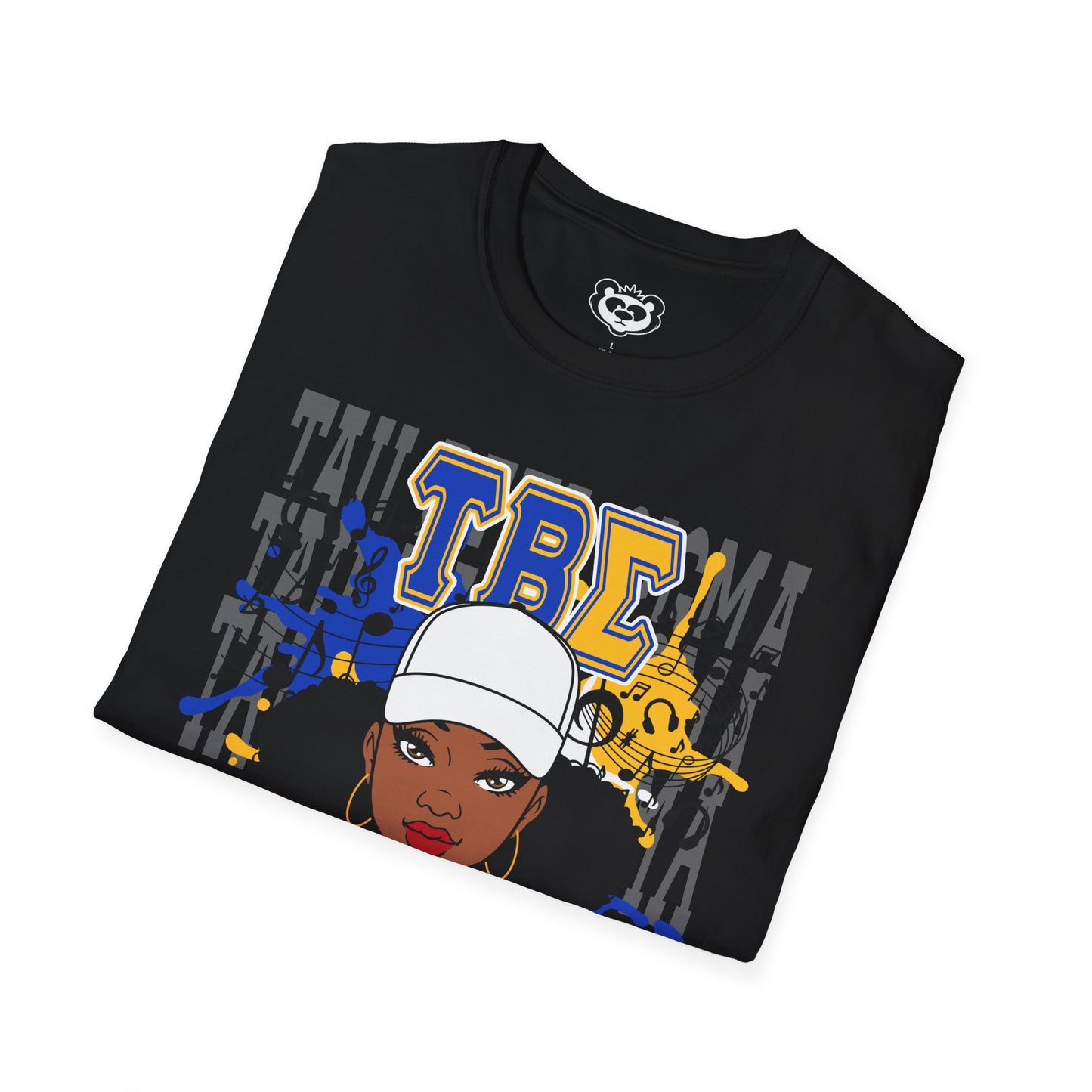 Tau Beta Sigma Unisex Softstyle T-Shirt Blue and Gold Sorority Shirt