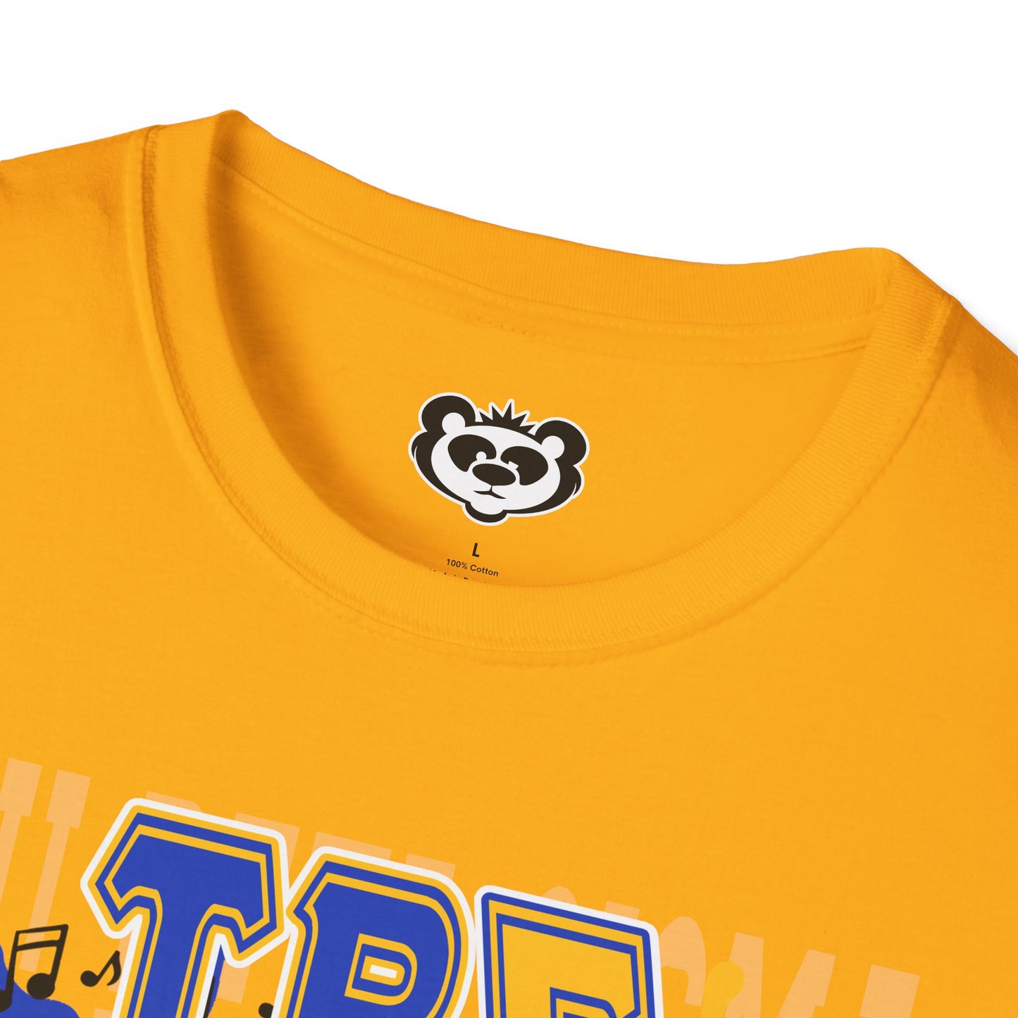 Tau Beta Sigma Unisex Softstyle T-Shirt Blue and Gold Sorority Shirt