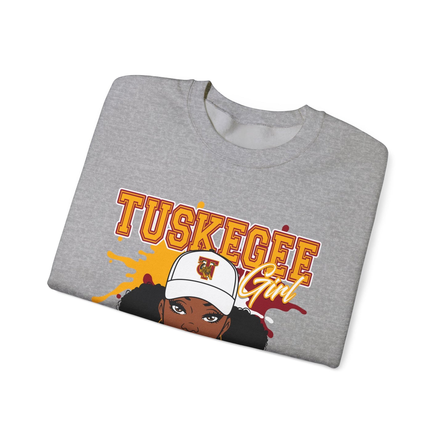 Tuskegee University Unisex Heavy Blend™ Crewneck Sweatshirt