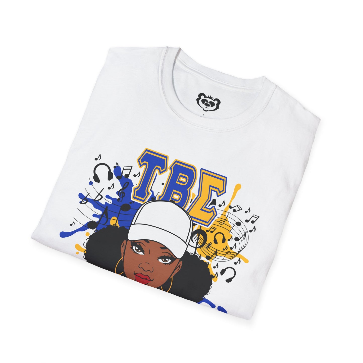 Tau Beta Sigma Unisex Softstyle T-Shirt Blue and Gold Sorority Shirt