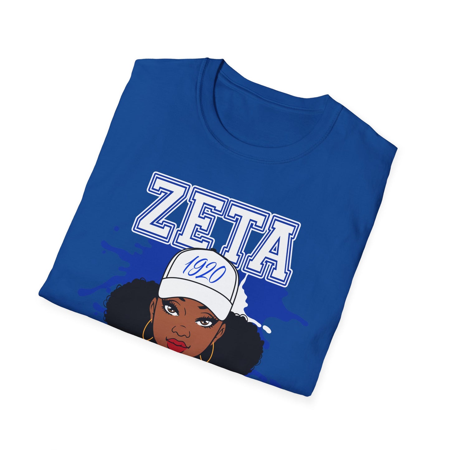 Zeta inspired HBCU Girl Unisex Softstyle T-Shirt