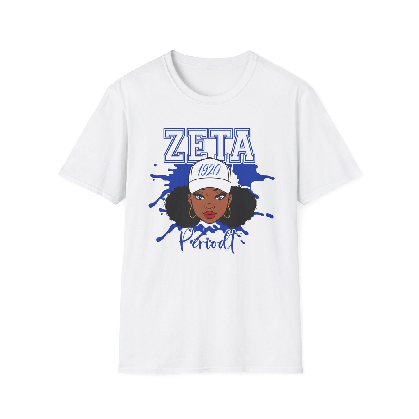 Zeta inspired HBCU Girl Unisex Softstyle T-Shirt