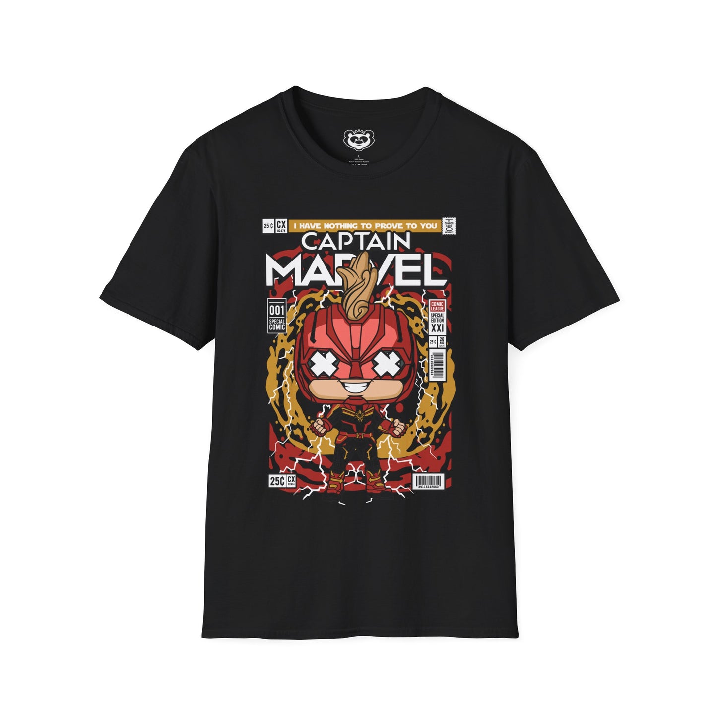 Captin Marvel Funko Pop Style Unisex Softstyle T-Shirt
