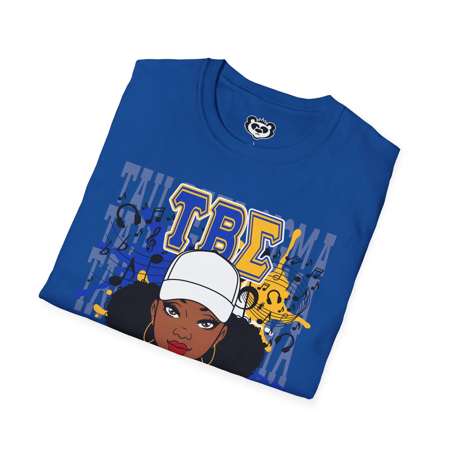 Tau Beta Sigma Unisex Softstyle T-Shirt Blue and Gold Sorority Shirt