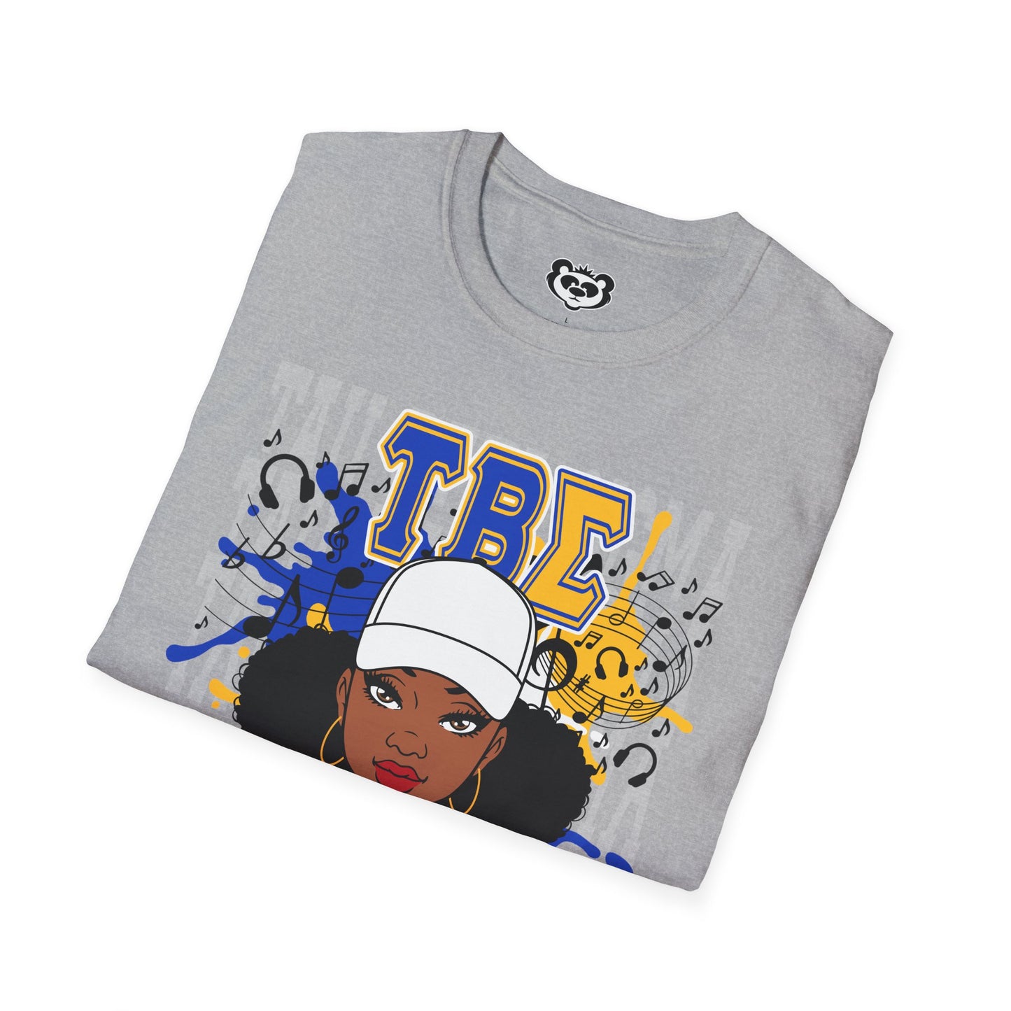 Tau Beta Sigma Unisex Softstyle T-Shirt Blue and Gold Sorority Shirt