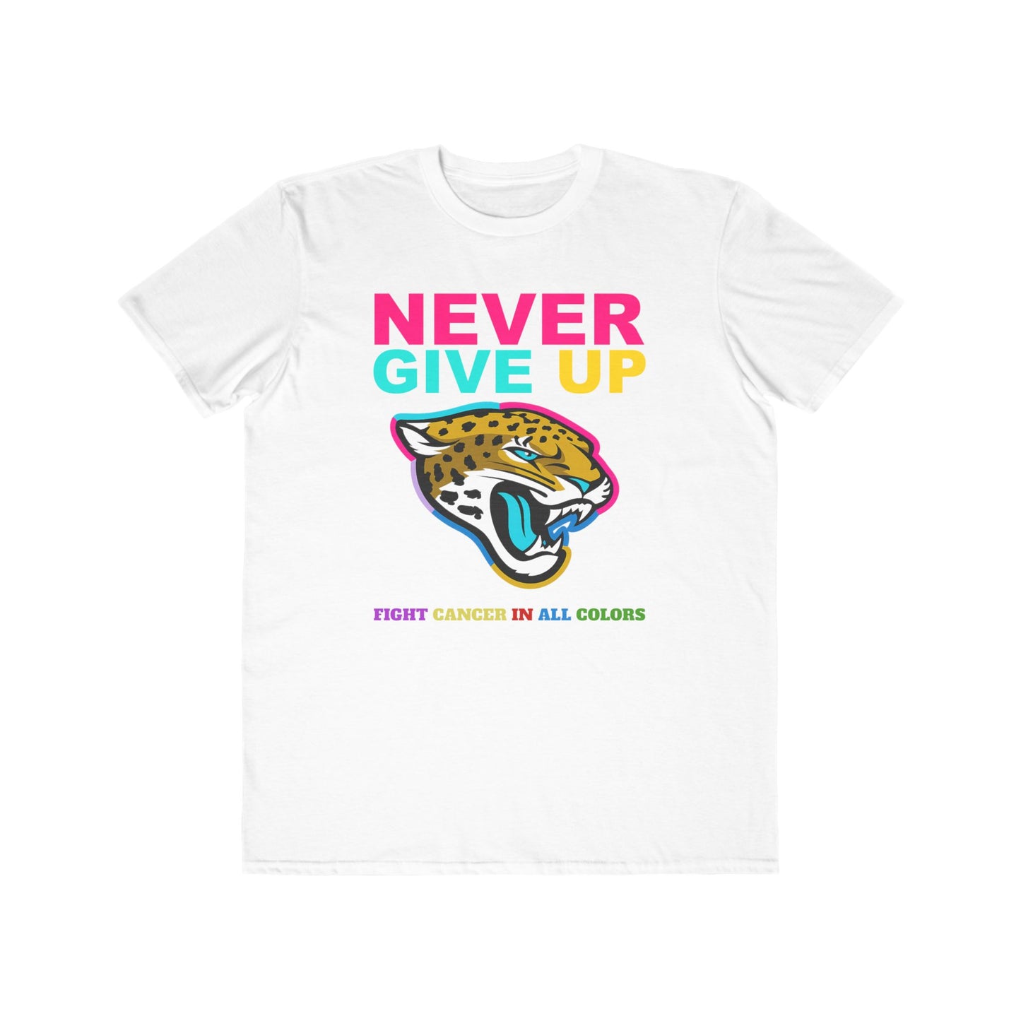 Jaguars Never Give Up Cancer Awareness Tee