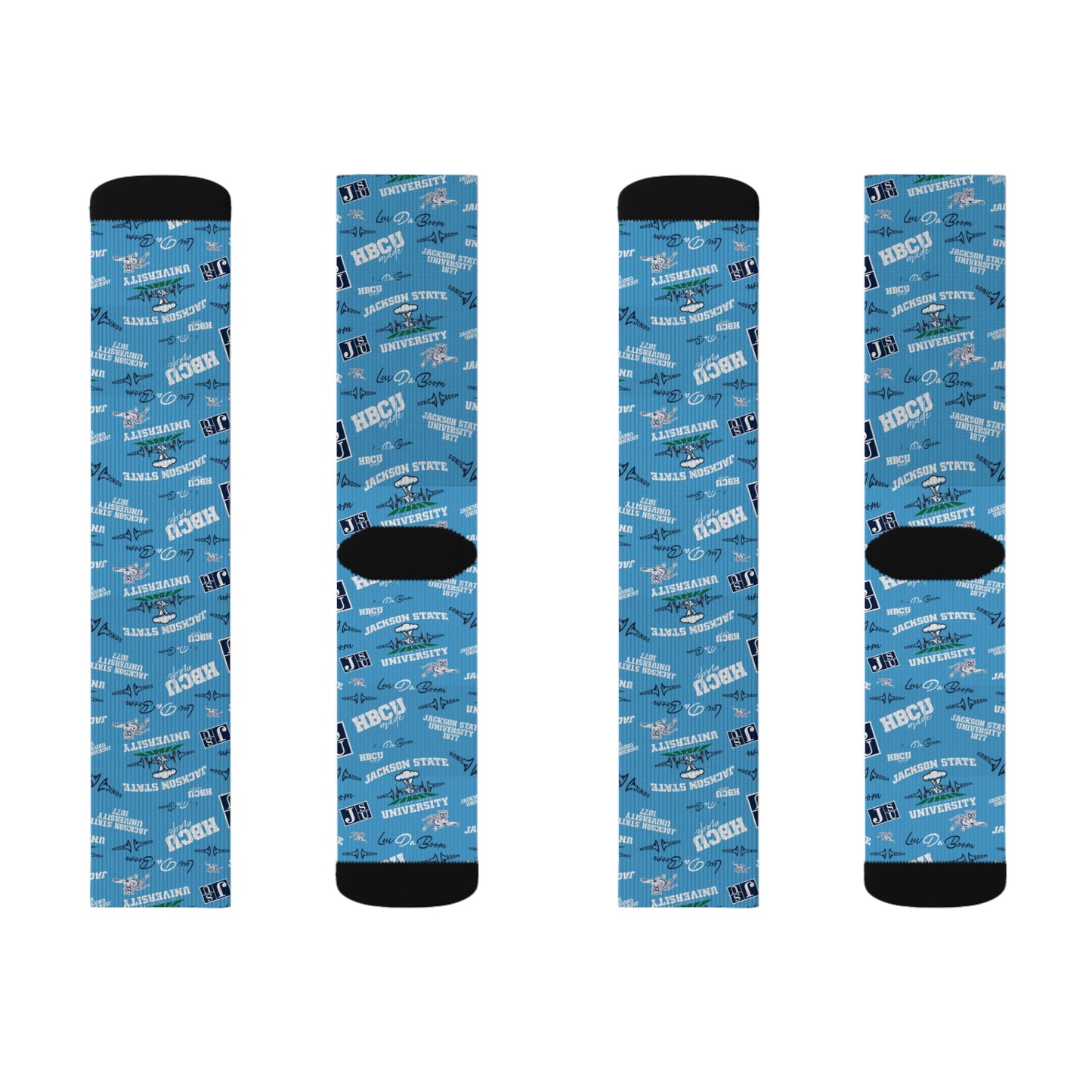 Sublimation Socks - JSU Sonic Boom of the South Design