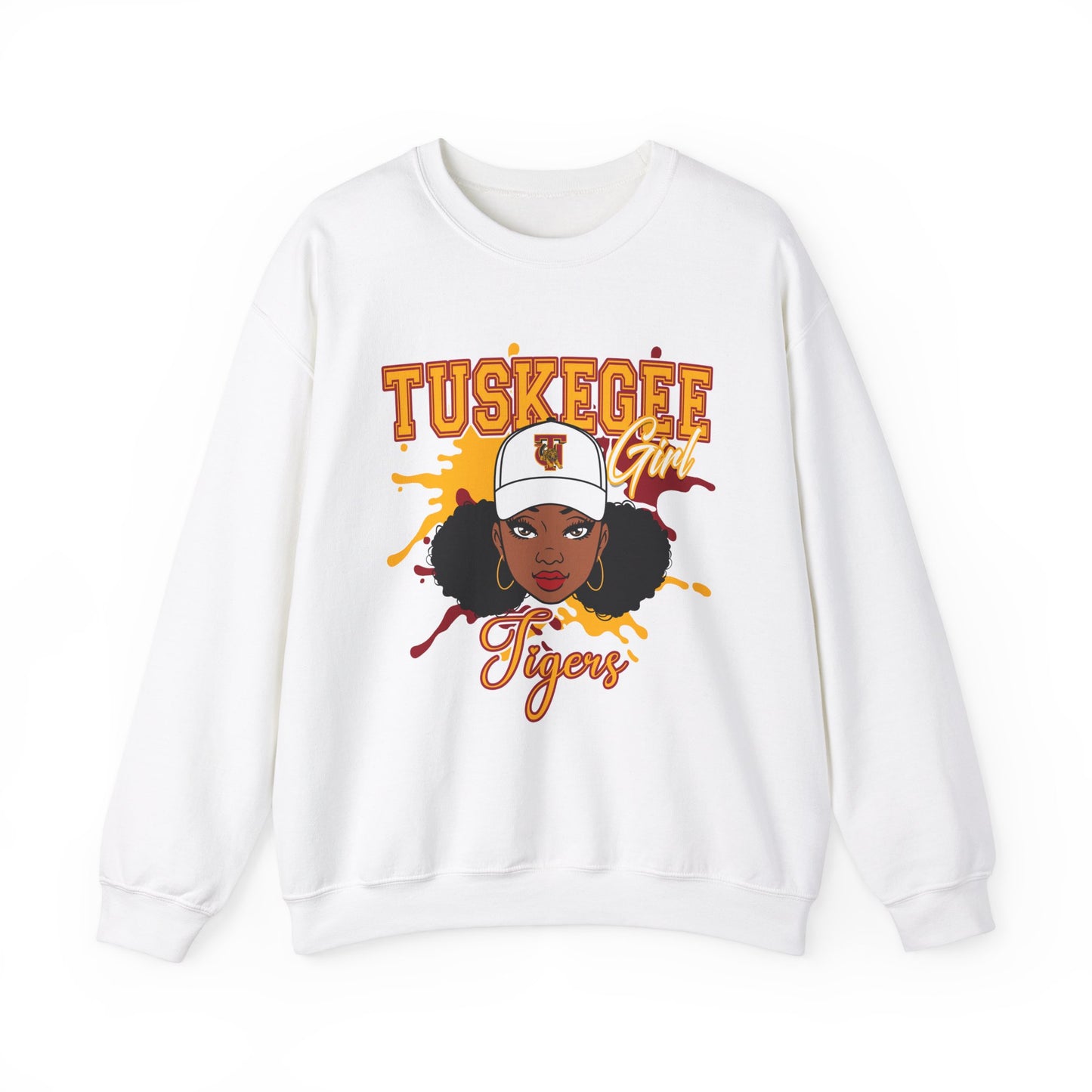 Tuskegee University Unisex Heavy Blend™ Crewneck Sweatshirt