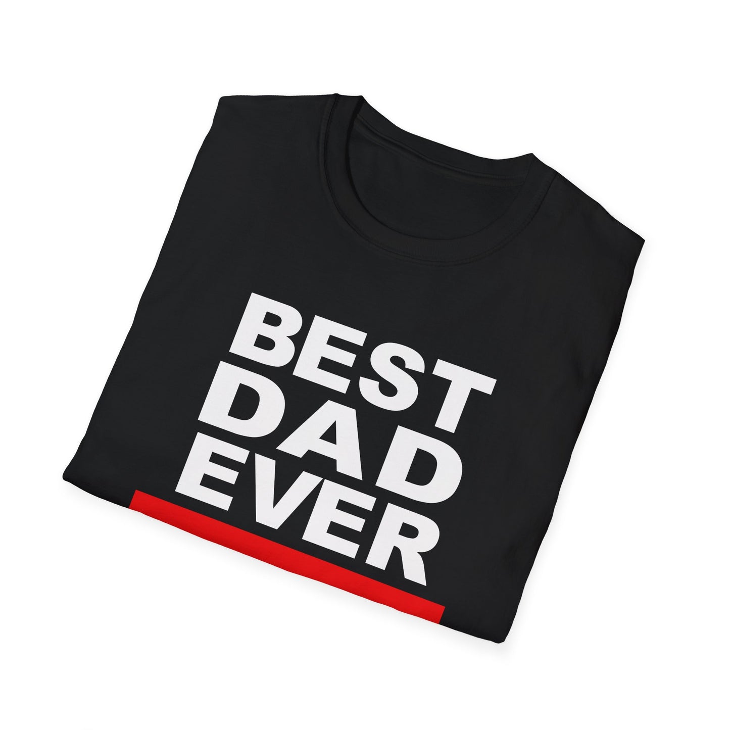 Best Dad Ever No Cap Gen Z Fathers Day Unisex Softstyle T-Shirt