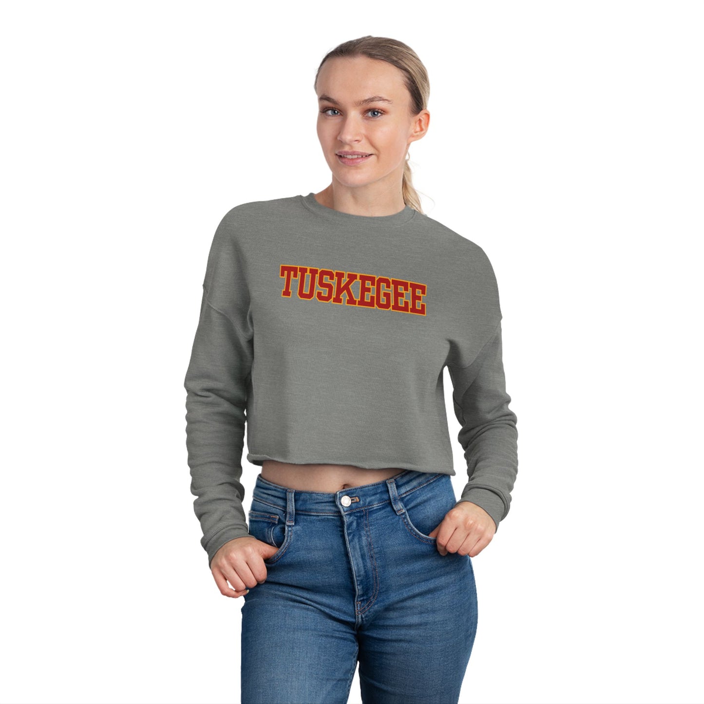 Tuskegee Women's Cropped Sweatshirt - Stylish Athletic Apparel