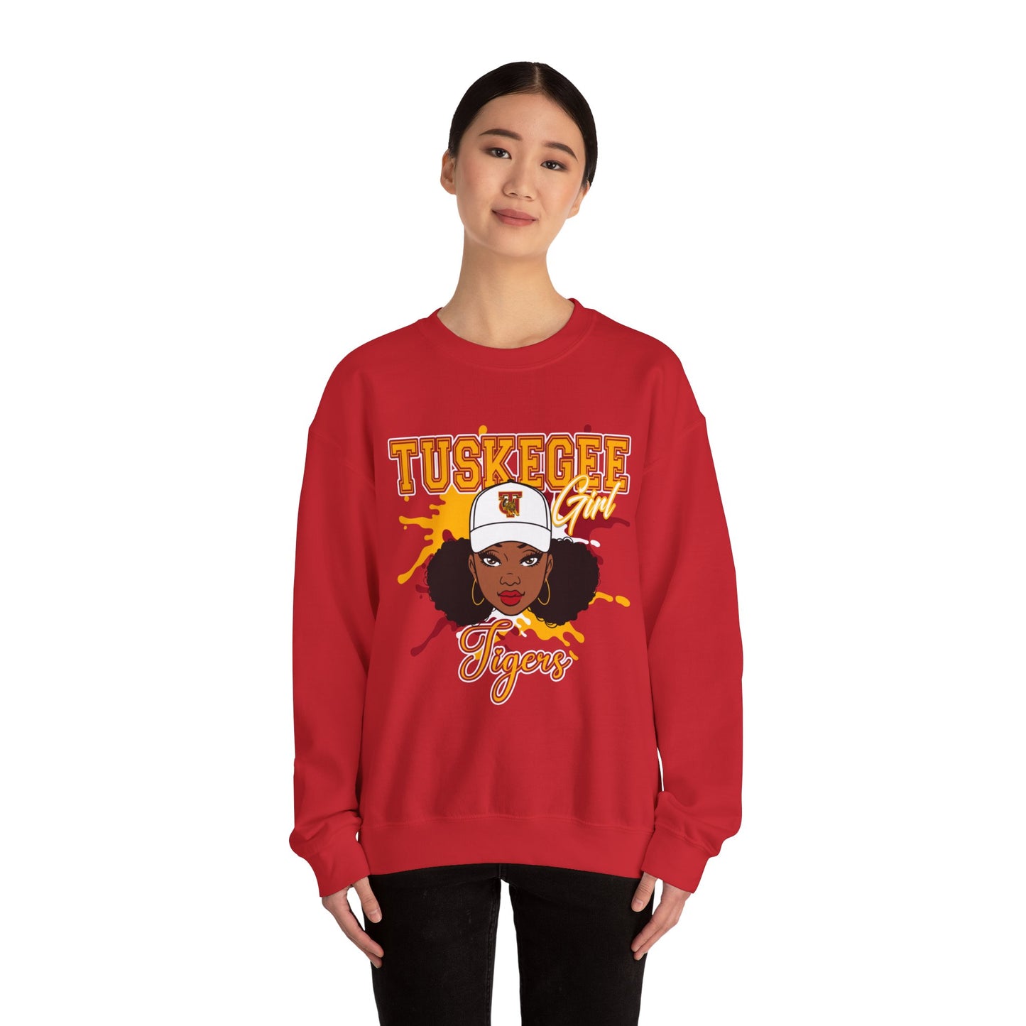 Tuskegee University Unisex Heavy Blend™ Crewneck Sweatshirt