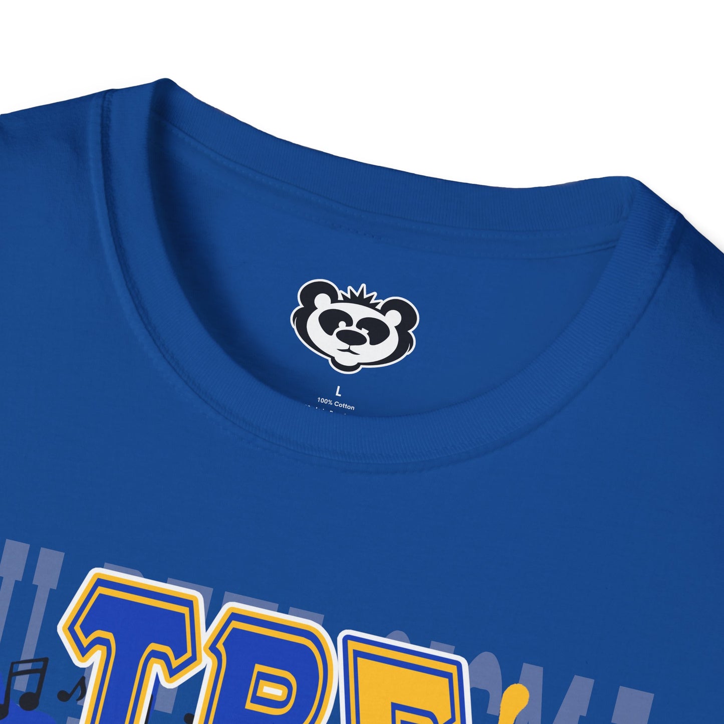 Tau Beta Sigma Unisex Softstyle T-Shirt Blue and Gold Sorority Shirt