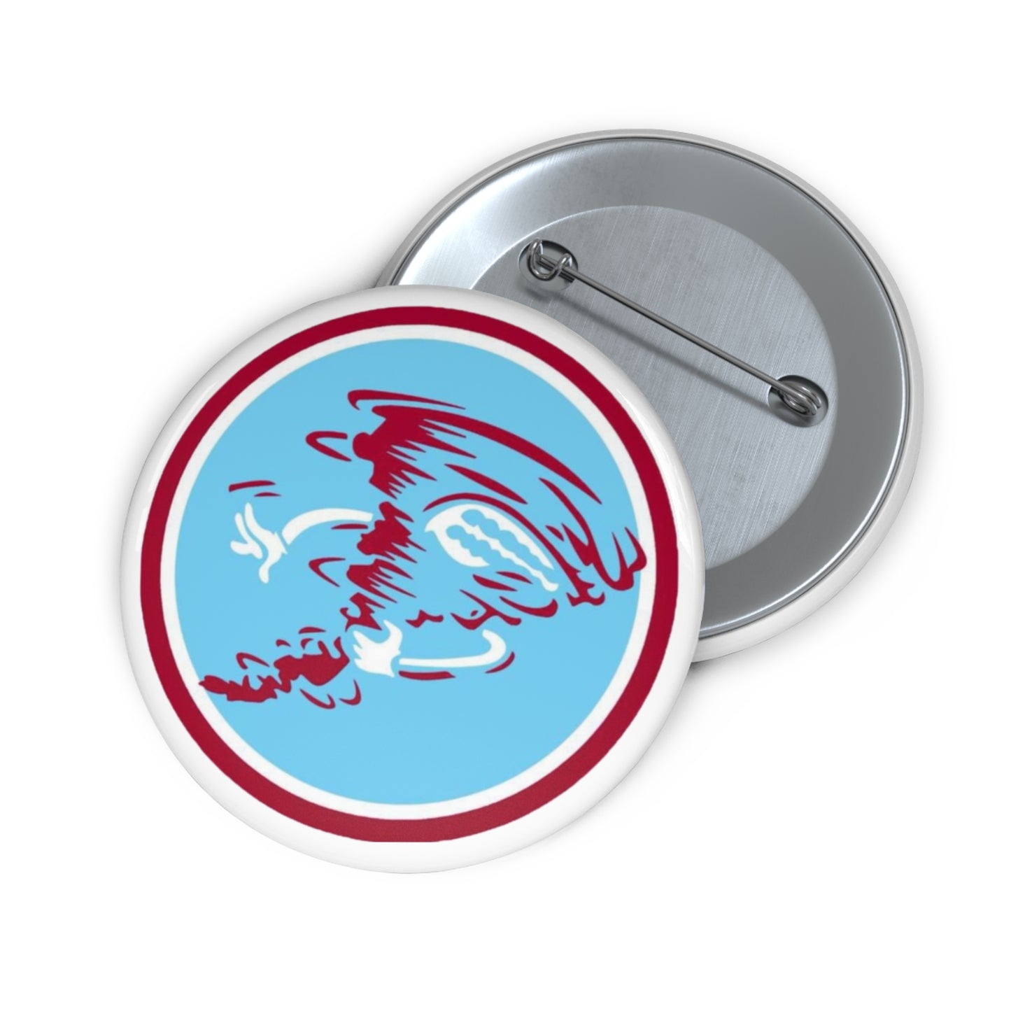 Pin Buttons - Talladega College TC Tornadoes Design