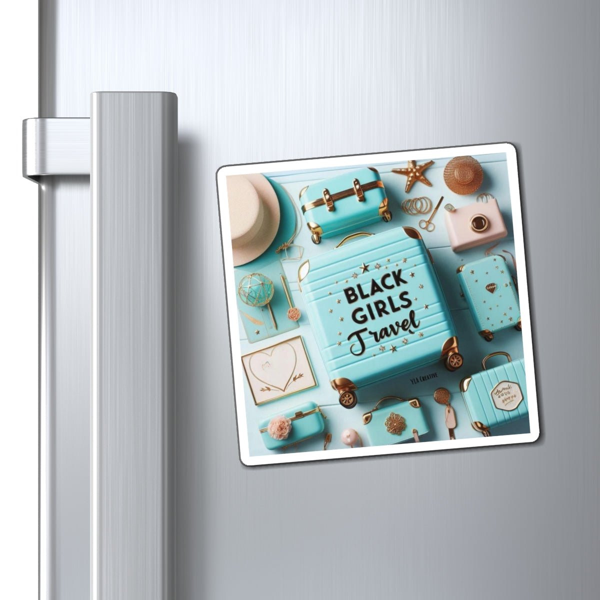 BLACK GIRLS TRAVEL Cruise Cabin Magnets - Art by the Andersons