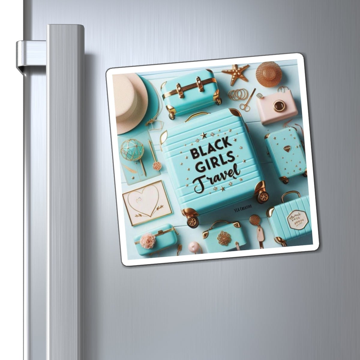 BLACK GIRLS TRAVEL Cruise Cabin Magnets - Art by the Andersons