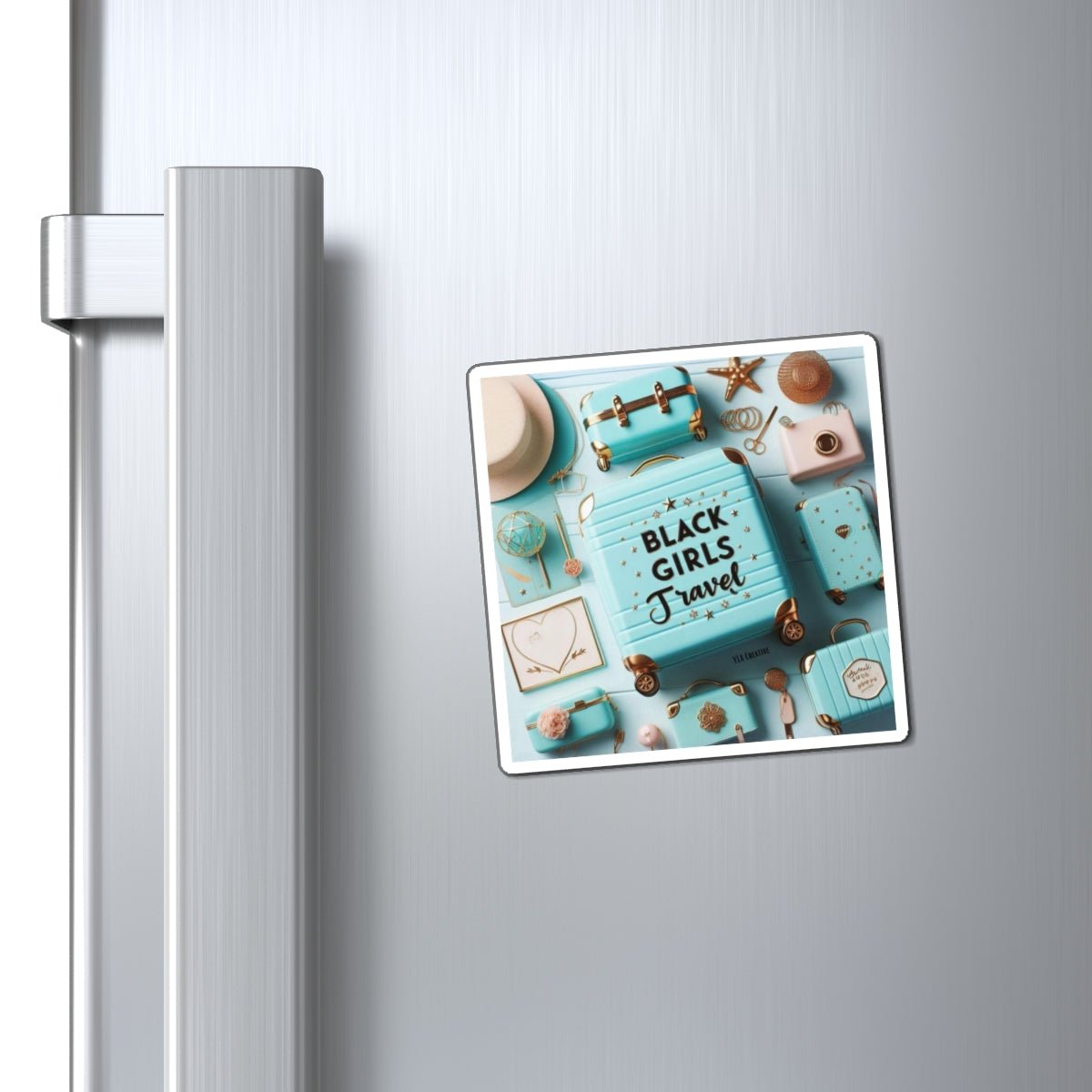 BLACK GIRLS TRAVEL Cruise Cabin Magnets - Art by the Andersons
