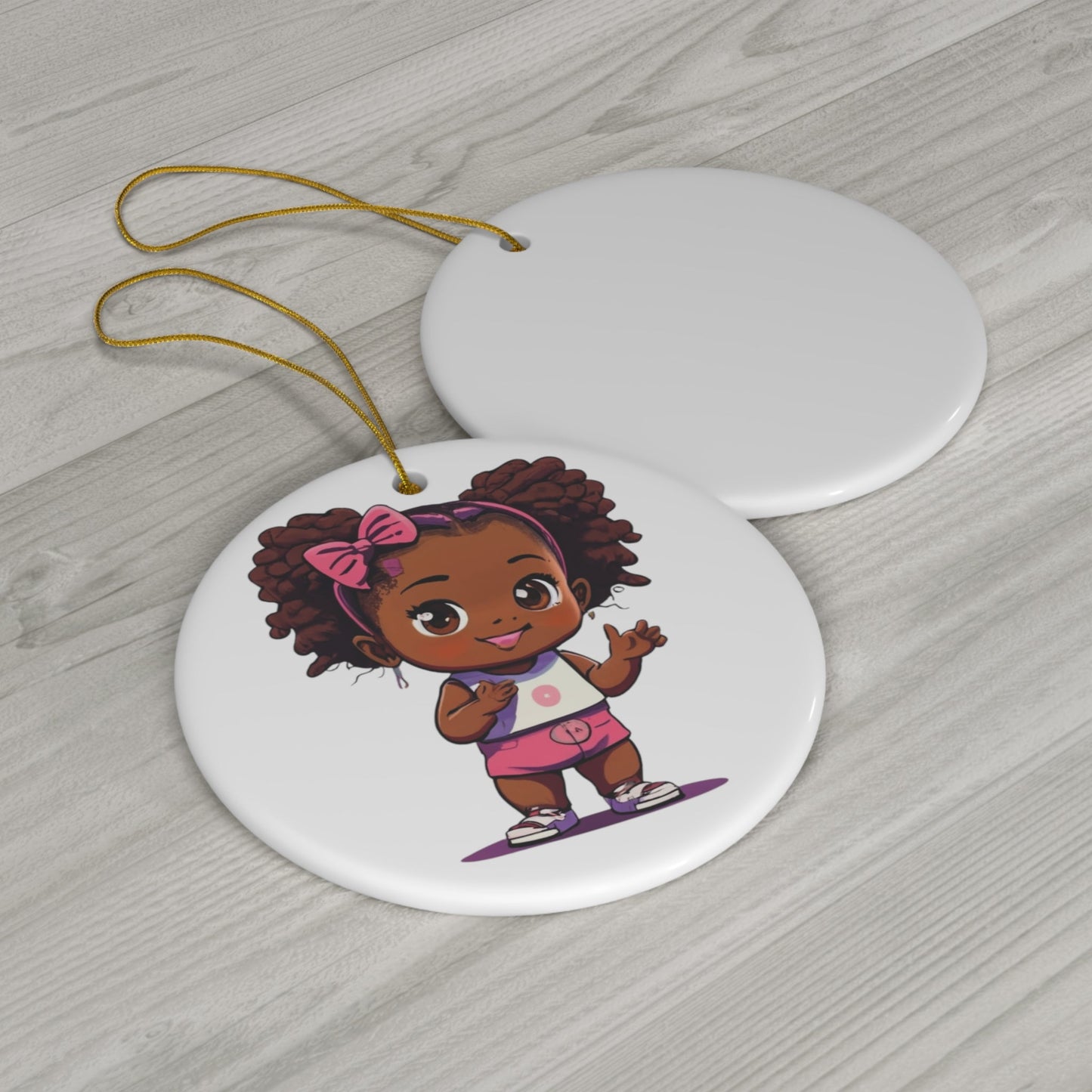 Ceramic Ornament, 4 Shapes - Art by the Andersons