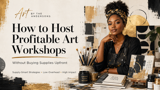 How to Host Profitable Art Workshops Without Buying Supplies Upfront