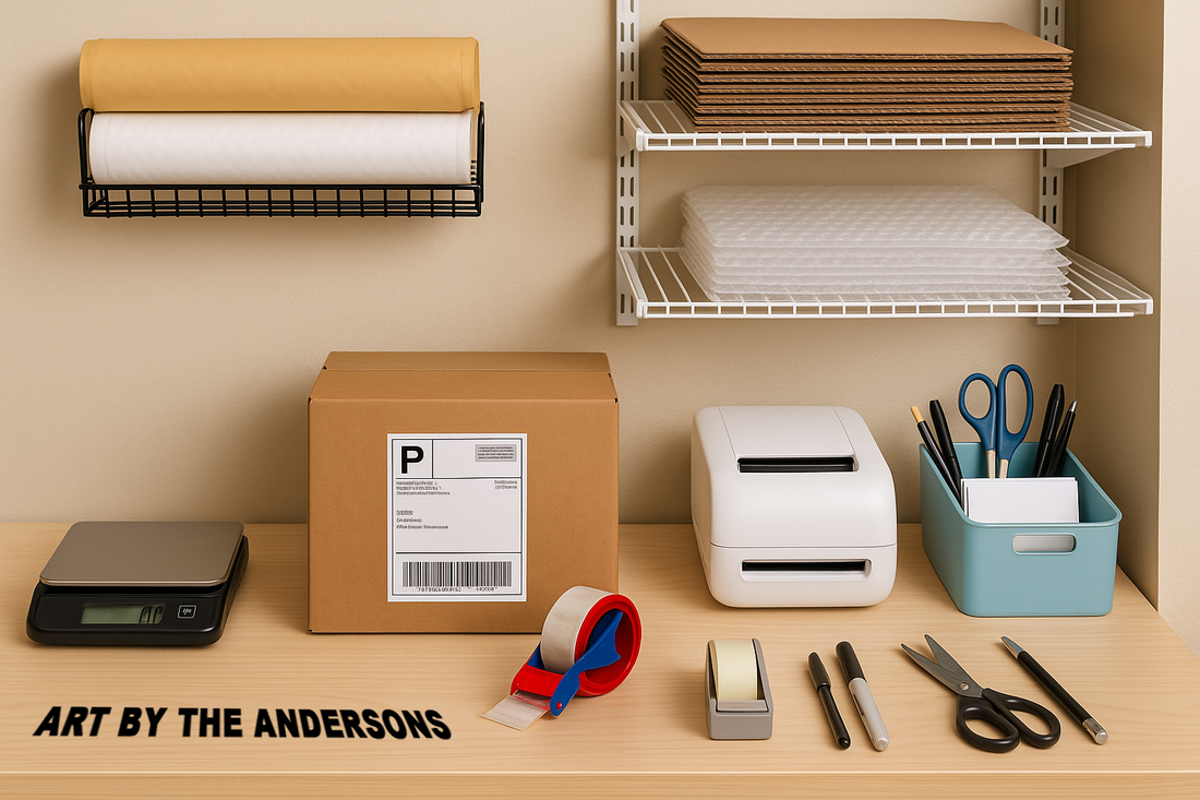 How to Set Up a Shipping Center in Your Home