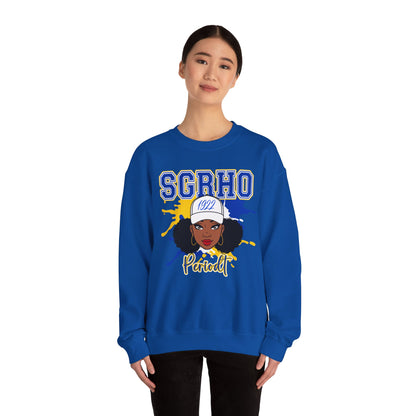 SGRho inspired HBCU Girl Unisex Heavy Blend™ Crewneck Sweatshirt