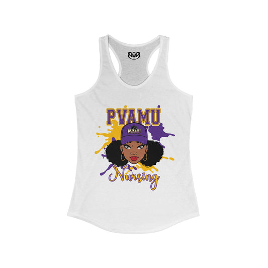 PVAMU Panthers: Prairie View University Women's Ideal Racerback Tank Gift for Her