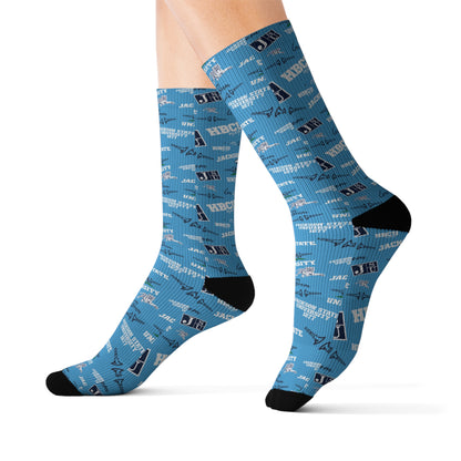 Sublimation Socks - JSU Sonic Boom of the South Design