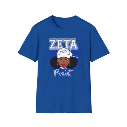 Zeta inspired HBCU Girl Unisex Softstyle T-Shirt