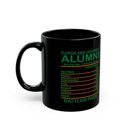 Rattler Pride FAMU Alumni HBCU Black Mug (11oz)