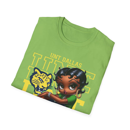 UNT Dallas Green Betty Boop Unisex Softstyle T-Shirt