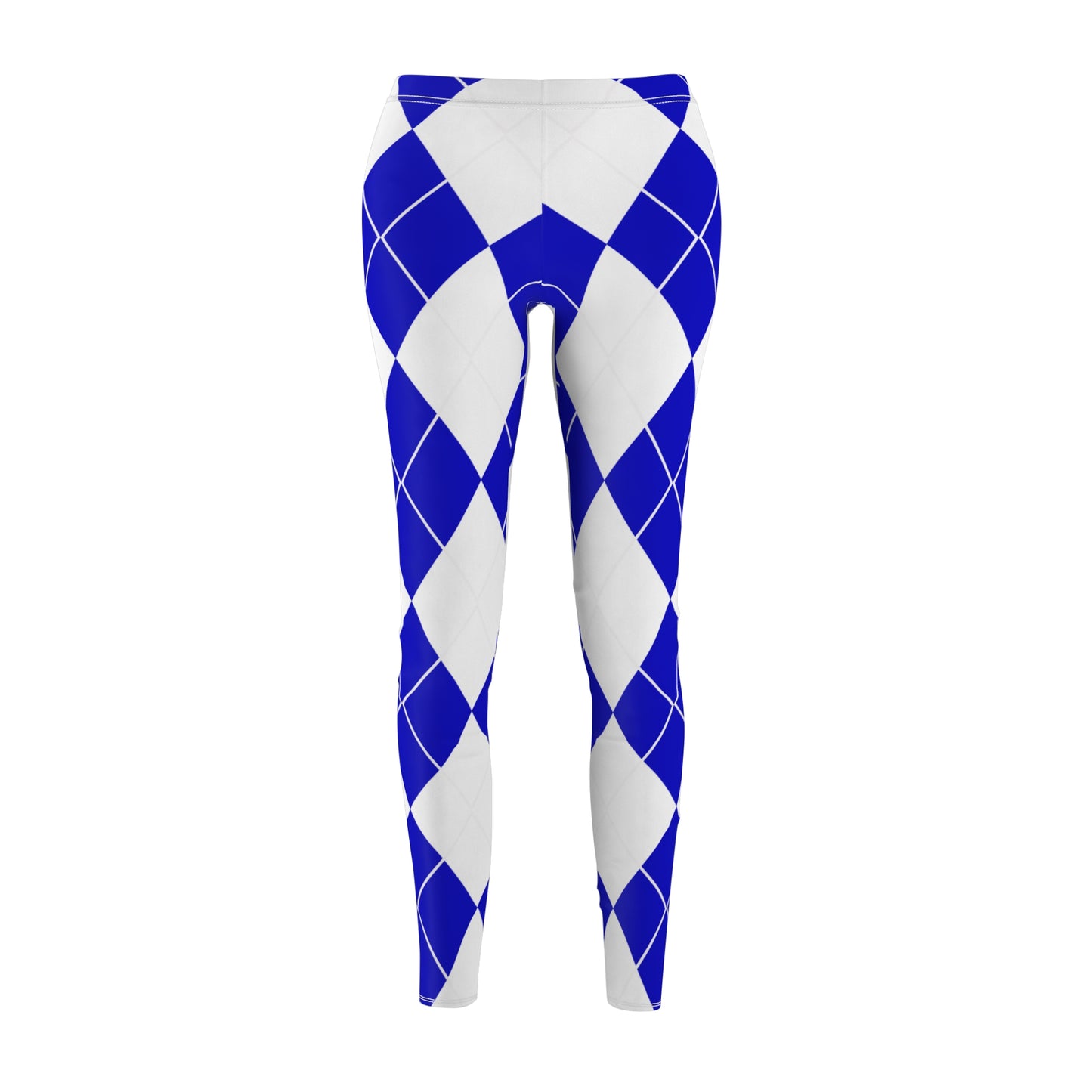 My Sorority Sister Gift Blue and White Women's Yoga Casual Leggings