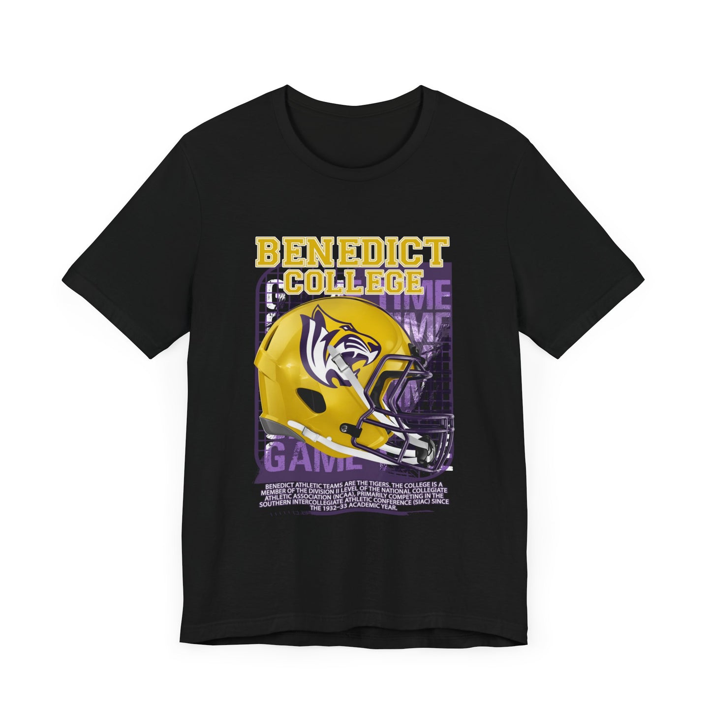 BC Tigers: Benedict College Tiger Football - Unisex Jersey Short Sleeve Tee Express Delivery available