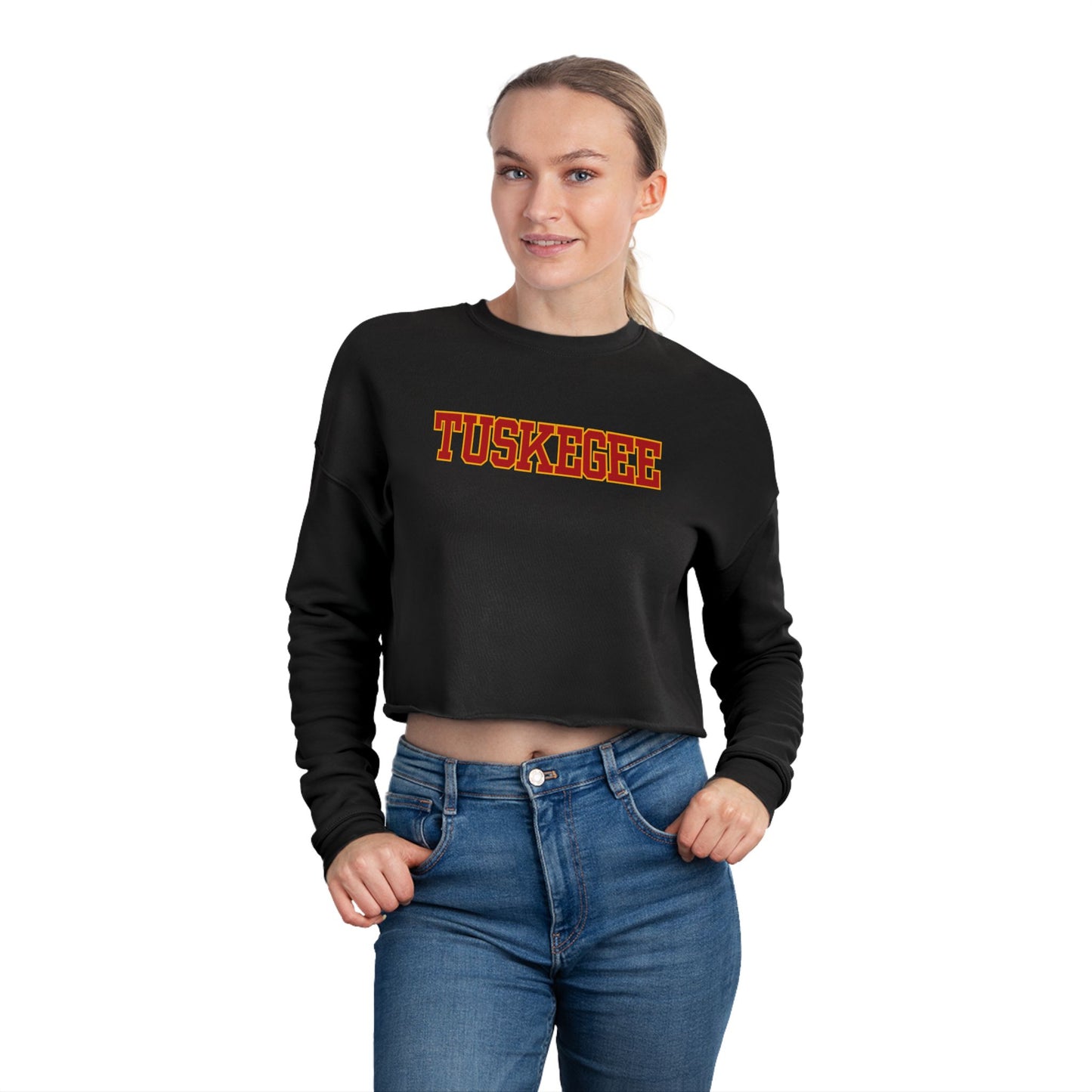 Tuskegee Women's Cropped Sweatshirt - Stylish Athletic Apparel