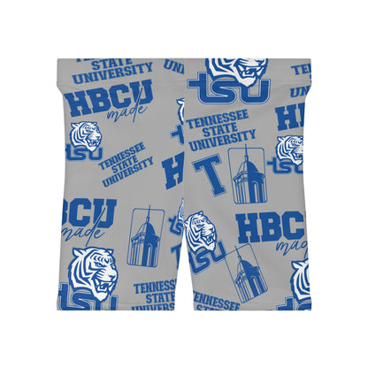 TN State Tigers HBCU All over print Women's Biker Shorts TSU Tennessee State gift for student and alumni
