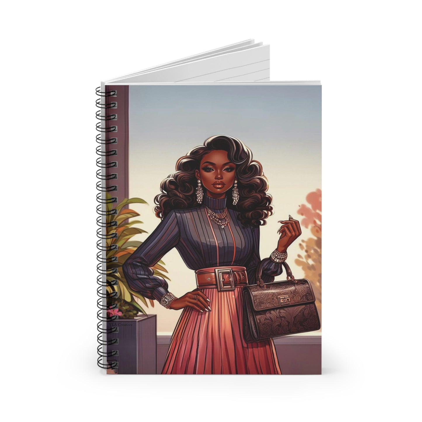 Representation Matters Beautiful Girl Spiral Notebook - Ruled Line