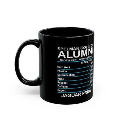 Jaguar Pride Spelman Alumni HBCU Black Mug (11oz)