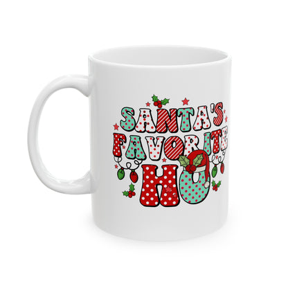 Santas Favorite Ho Funny Ceramic Mug 11oz