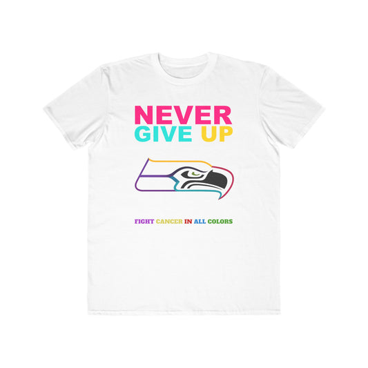 Seahawks Never Give Up Cancer Awareness Tee