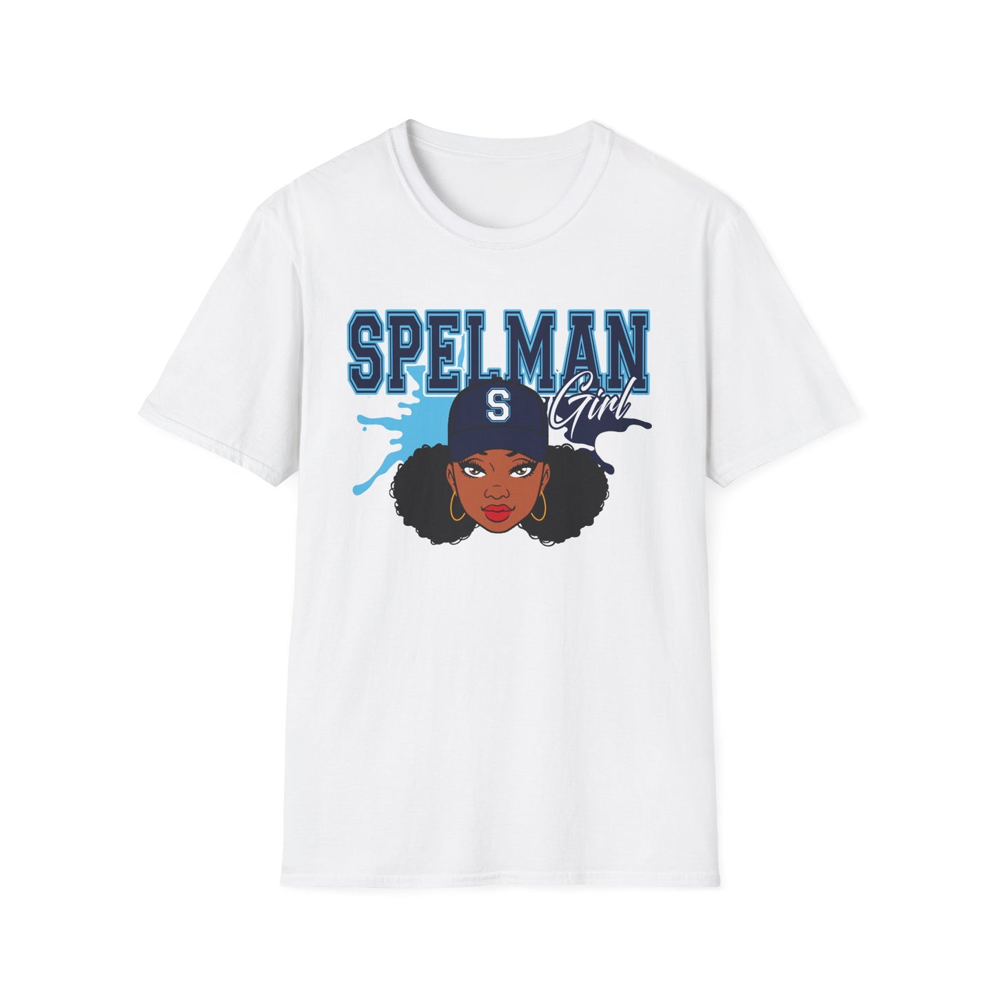 SC Jaguars: Spelman College Girl Unisex Softstyle T-Shirt