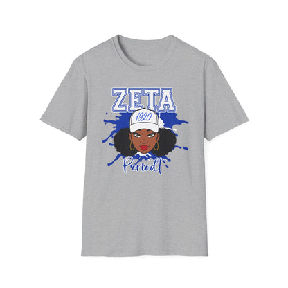 Zeta inspired HBCU Girl Unisex Softstyle T-Shirt
