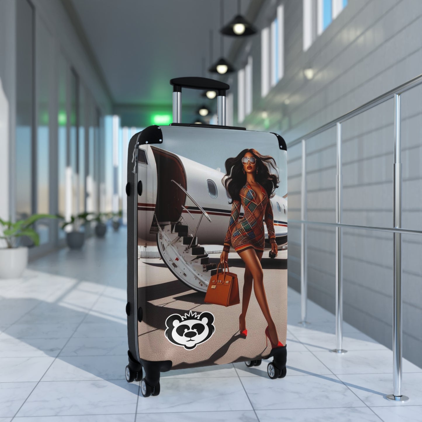 Personalized Custom Suitcase with Your Logo | Cabin Size, Upload Your Picture | Custom Luggage and Travel Bag